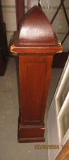 NEWEL POST  STAINED 35  TALL  POINTY TOP WE SHIP!!!!!!
