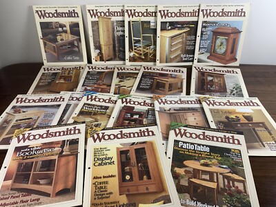 Woodsmith Notes From The Shop Lot Of 20 Assorted Issues From no. 112 - 142