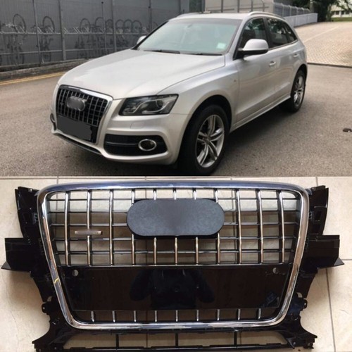 Für Audi Q5 8R 2008-2012 Grill Kühlergrill Frontgrill in SQ5 Optik chrome black - Imagen 1 de 9