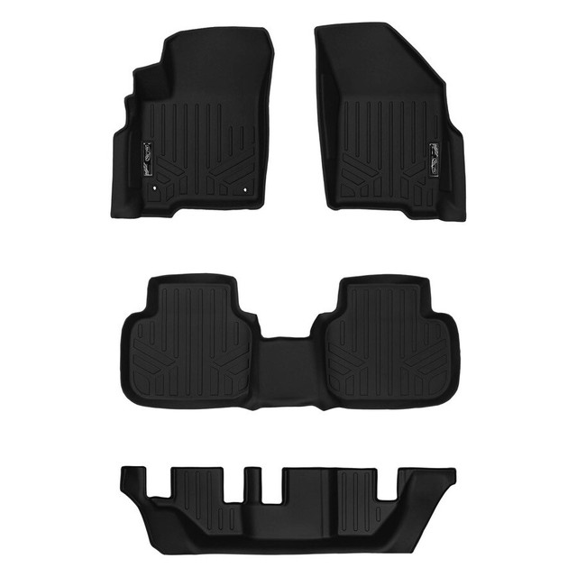 MaxLiner Floor Mats 3 Row Liner Set Black for 20122018 Dodge Journey