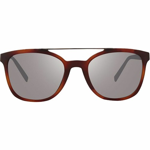 REVO CLAYTON RE 1040 OCCHIALI DA SOLE POLARIZZATI ROTONDI lenti opache corno miele e grafite - Foto 2 di 10