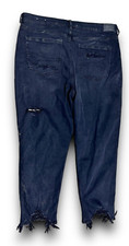 American Eagle Jeans Pants Bottoms Women's Size 18 "Mom Jean" Denim Distressed