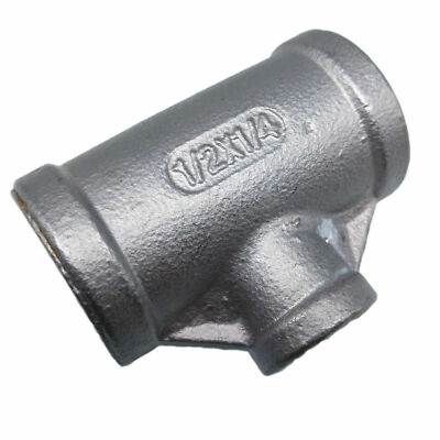 Female T Tee Threaded Reducer Pipe Fitting 304 Stainless steel NPT