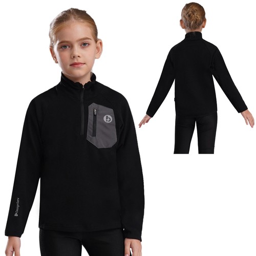 Unisex Kids Sweatshirt Sportwear Outerwear Gym Jacket Long Sleeve Coat Boys - Picture 1 of 30