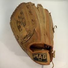 MAG II M-2997 LEATHER BASEBALL GLOVE Left Hand Thrower Top Grain Leather MAG 2