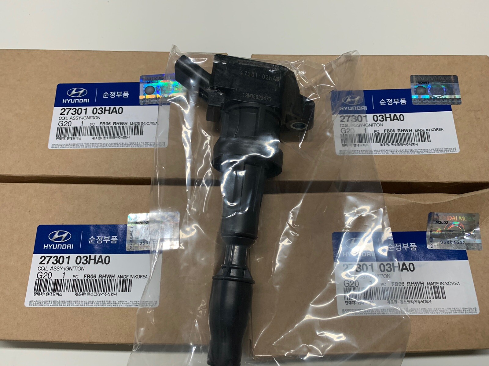 Set of 4 Ignition Coil 1.6L Original Hyundai Ioniq 20172020 Kia Niro