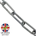 6MM STAINLESS STEEL 316 LONG LINK CHAIN - Per Meter | UK STOCK