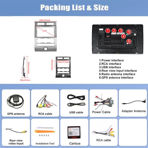 32G Android 13.0 Car Stereo Radio For Ford Expedition 2007-2014 GPS NAVI WIFI BT - Picture 15 of 23