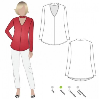 Style Arc Schnittmuster Abigail Top Damen Größen 4-16