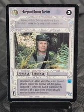 Star Wars CCG - Endor - Sergeant Brooks Carlson - MP