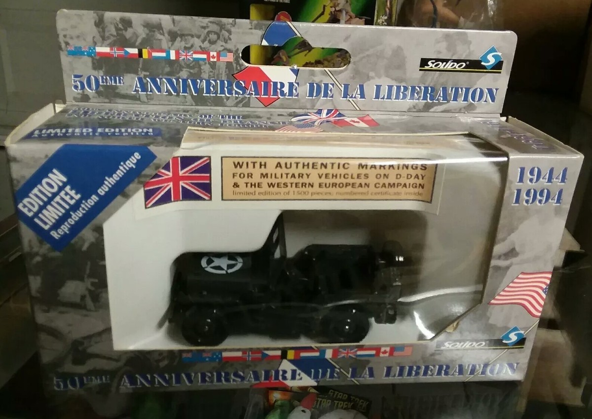 Solido 1/50 Nr. SoMo 50th Anniversary de Liberation GMC Truck Militär OVP #8496