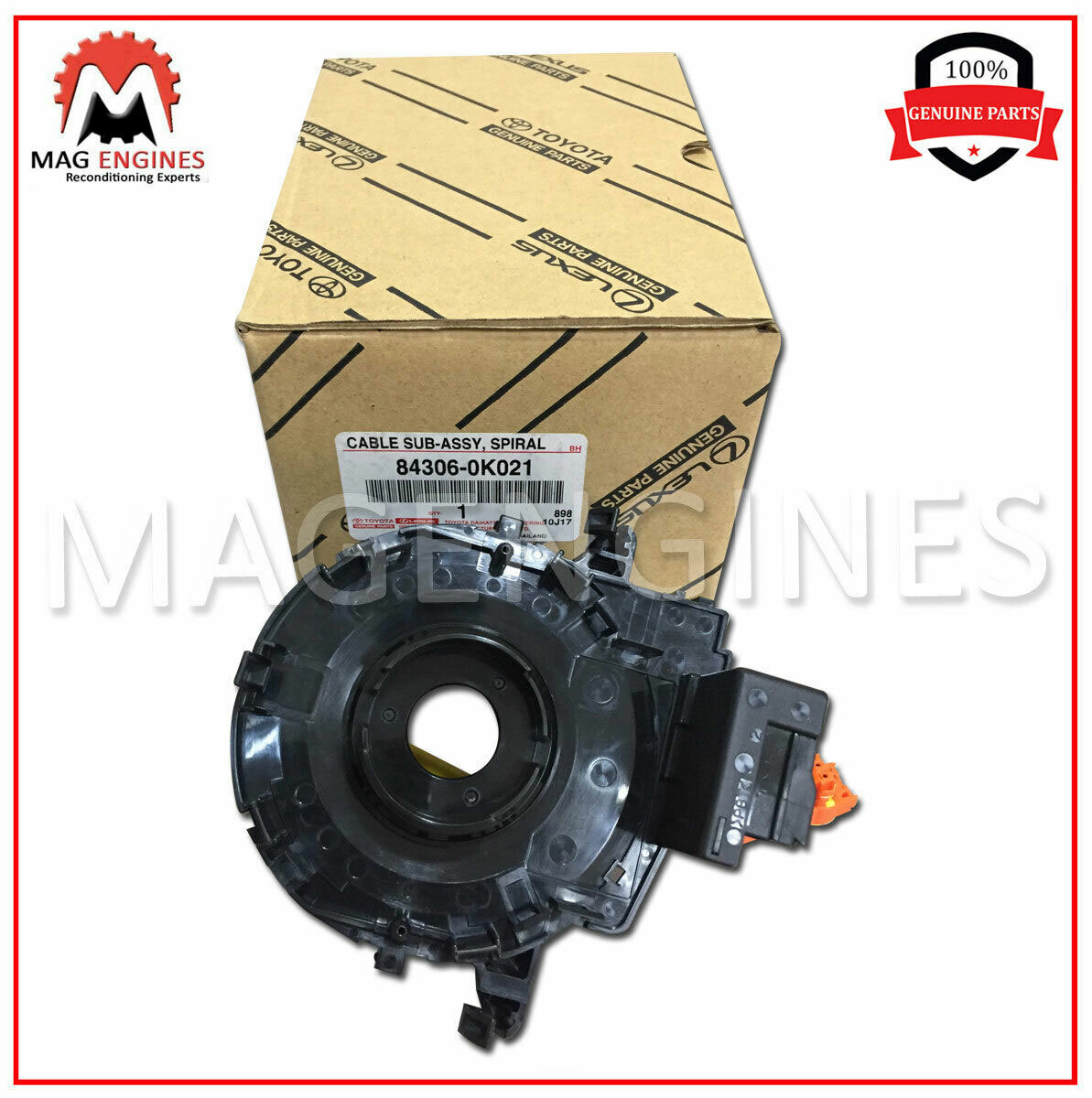 84306-0K021 GENUINE OEM SPIRAL CABLE SUB-ASSY 843060K021 | eBay