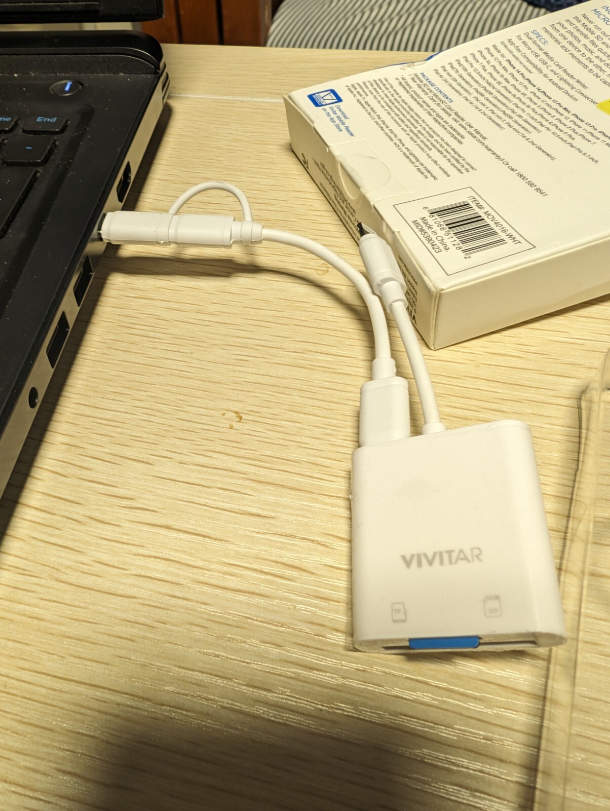 Vivitar Mobile SD and MicroSD Universal Card Reader White eBay
