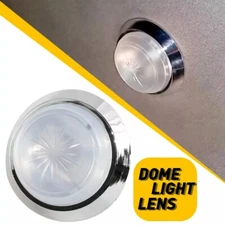 Round Dome Light Base & Lens Fits For Most 1971-1981 GM Chevrolet Chevy Cars 