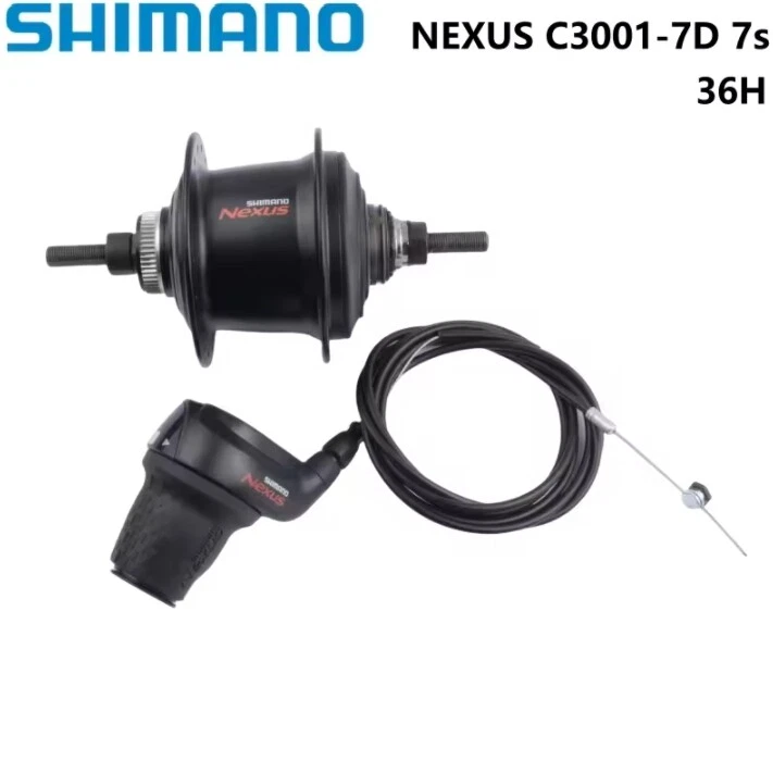 Shimano NEXUS SG-C3001-7D Ieternal Geared Nabe Scheibenbremse 7 Gang 36H SG-C6000-8D - Bild 2 von 4