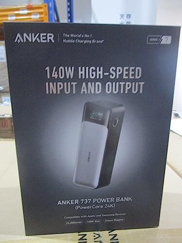 Anker 737 Power Bank, 24,000mAh 3-Port Laptop Portable Charger