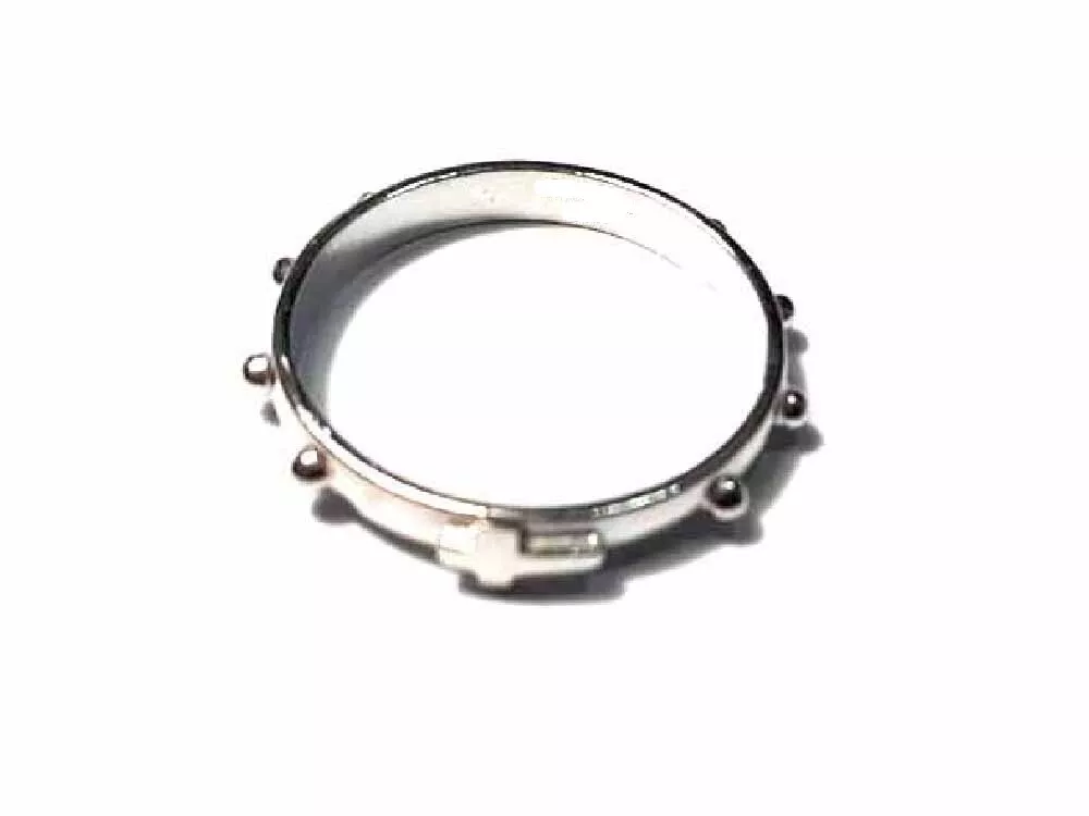 Anello rosario best sale acciaio
