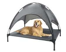 Dog Bed Niubya Elevated #X002VAZMR9 New in Opened Box 24” X 48” Size w/ Canopy