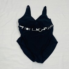 Women  s Black Tropical Escape Swimdress Plus Sz 20W