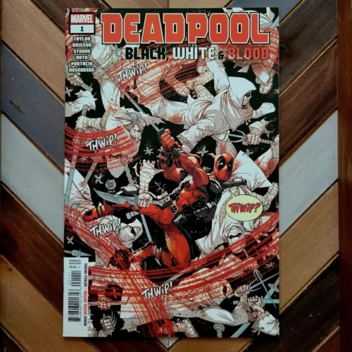 DEADPOOL Black White & Blood #1 NM (Marvel 2021) Limited Series, Premiere Issue 