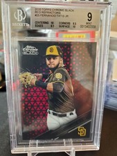 2020 Topps Chrome Black Fernando Tatis Jr. Red #2/5 Beckett 9