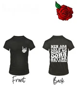 Men Are Like Shots, Some Are Better Than Others, Black Crew Neck T-shirt