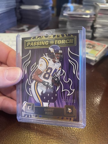 Parche doble Justin Jefferson Randy Moss pasando la antorcha/199 Minnesota Vikings - Imagen 3 de 6