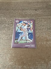 Chipper Jones 2019 Diamond Kings Baseball - #36 PLUM FRAME - Atlanta Braves