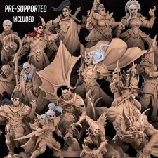 Bite the Bullet Fantasy Miniature Bundle Vampires Court over 14 beautiful models