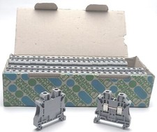 Lot of 50 Phoenix Contact UT-6 Feed Through Terminal Blocks 1000V 41A