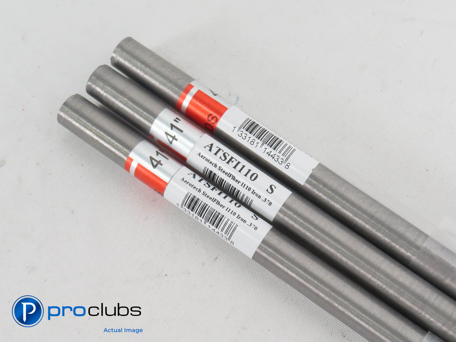 NEW! 3Piece Aerotech SteelFiber i110 Stiff Flex Iron Shaft .370" Tip