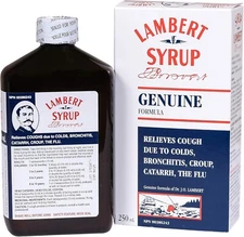 Lambert Syrup: Natural Cough Syrup 250mL - Relief for Dry and Wet Cough