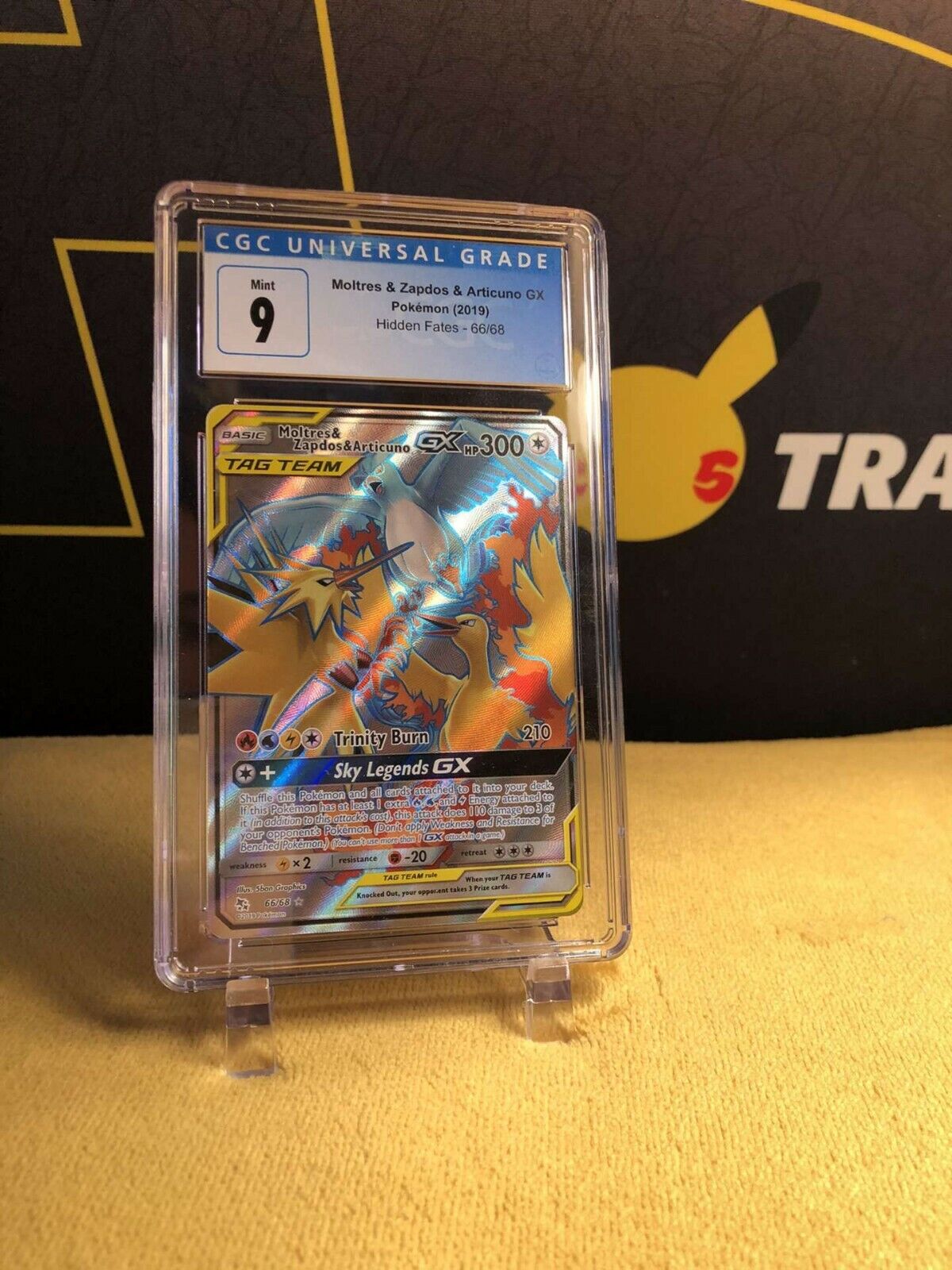 Mavin  Pokemon TCG Moltres Zapdos Articuno GX Tag Team Japanese