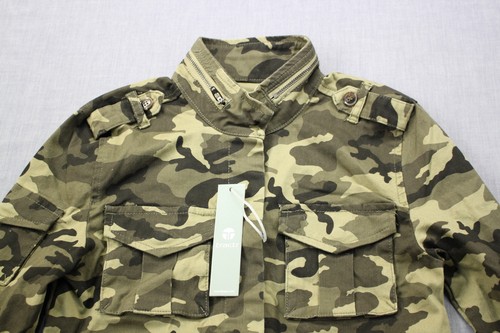 Tractr Girls Green Camo Camouflage Parka Jacket NWT Sz 8 M Medium $79 - Picture 2 of 4