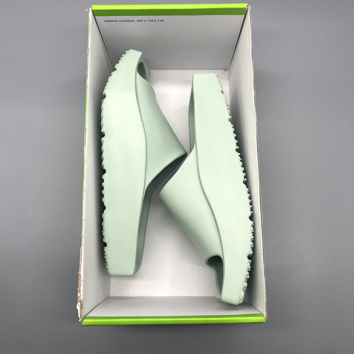 プラットフォーム ② Sz 5 - New Women's Jordan Hex Slide Pistachio Frost (DQ8992 300