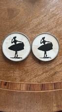 Villeroy Boch Antike Porzellan Untersetzer Wandbehang Ballerina