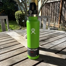 Hydro Flask Standard Mouth Insulated Stainless Steel Bottle 24oz KIWI green NEW