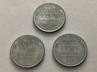 Lot of 3 - 1943-P  1c.  Lincoln Steel Pennys Philadelphia - Uncirculated- Nice - — photo 3