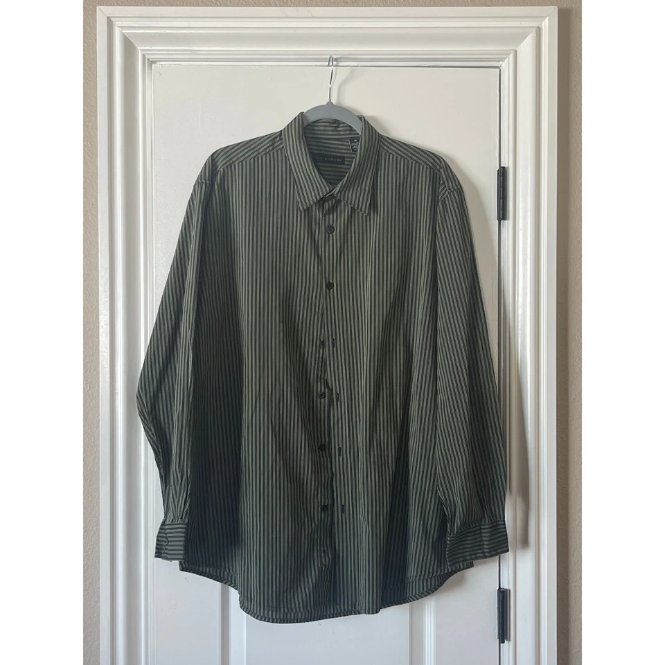 Camisa con botones a rayas Via Europa XL para hombre Foto 2 de 4