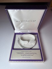 Equilibrium Friends Share Memories, Laughter and Love Silver Plated Bangle 1size