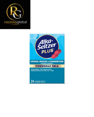 Alka-Seltzer Plus Maximum Strength Cough Mucus Congestion Relief 24 Count