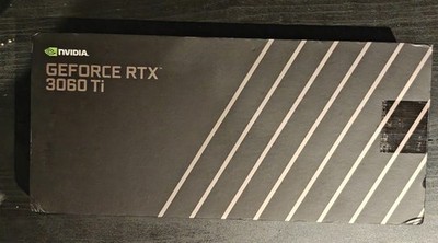 NVIDIA GeForce RTX 3060 Ti Founders Edition (FE) 8GB GDDR6 - 1 mo. old w receipt