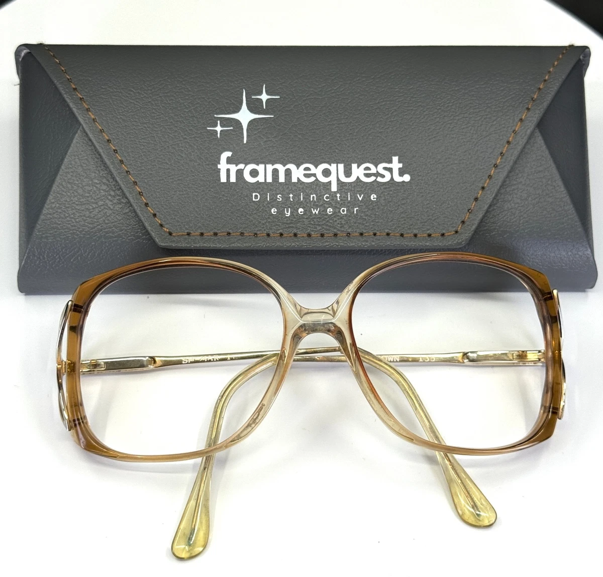 Vtg 80\'s Marchon Marcolin Fantasy Eyeglass Frames Only Purple & Gold Enamel 7033 M-5039 Eyeglasses - Marchon Authorized Retailer | coolframes  main image 2