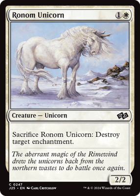 Ronom Unicorn - 247 - J25 - Near Mint - MTG