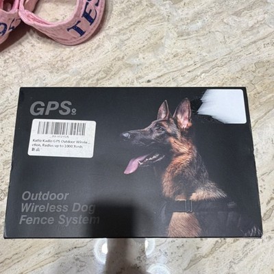 Katio Kadio GPS Wireless Dog Fence System, Auto Mode, 6 Levels, Magnetic Chargi 