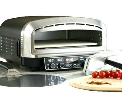 DCG Forno Per Pizze Pizza Elettrico XXL Professionale Automatico 450°C Pala e Pietra