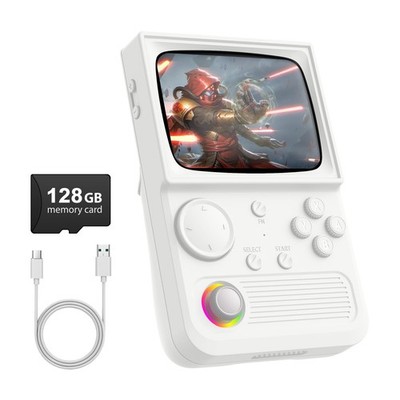 R36T Retro Gaming Console, 3.5'' IPS Screen CRT-Inspired, Handheld Game Conso...