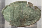 Antique Original US American Civil War Puppy Paw Belt Buckle