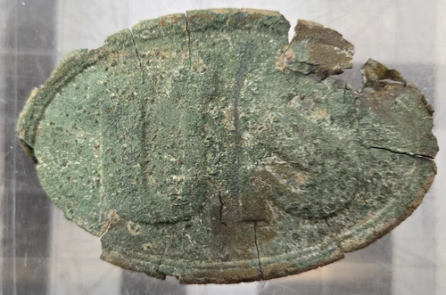 Antique Original US American Civil War Puppy Paw Belt Buckle