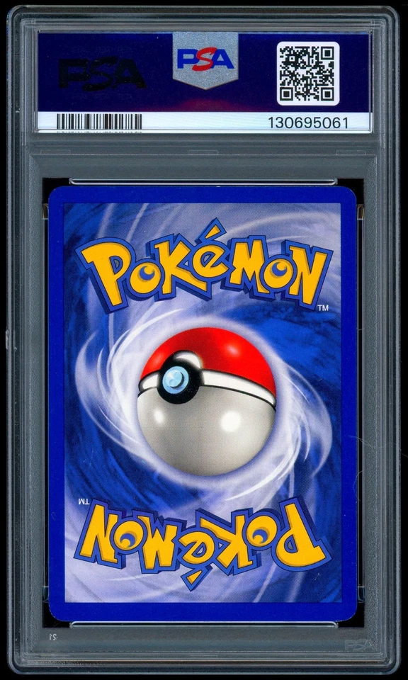 1999 Pokemon RED CHEEKS PIKACHU Base Set SHADOWLESS Card 58/102 Error - PSA 8 - Image 2 of 2